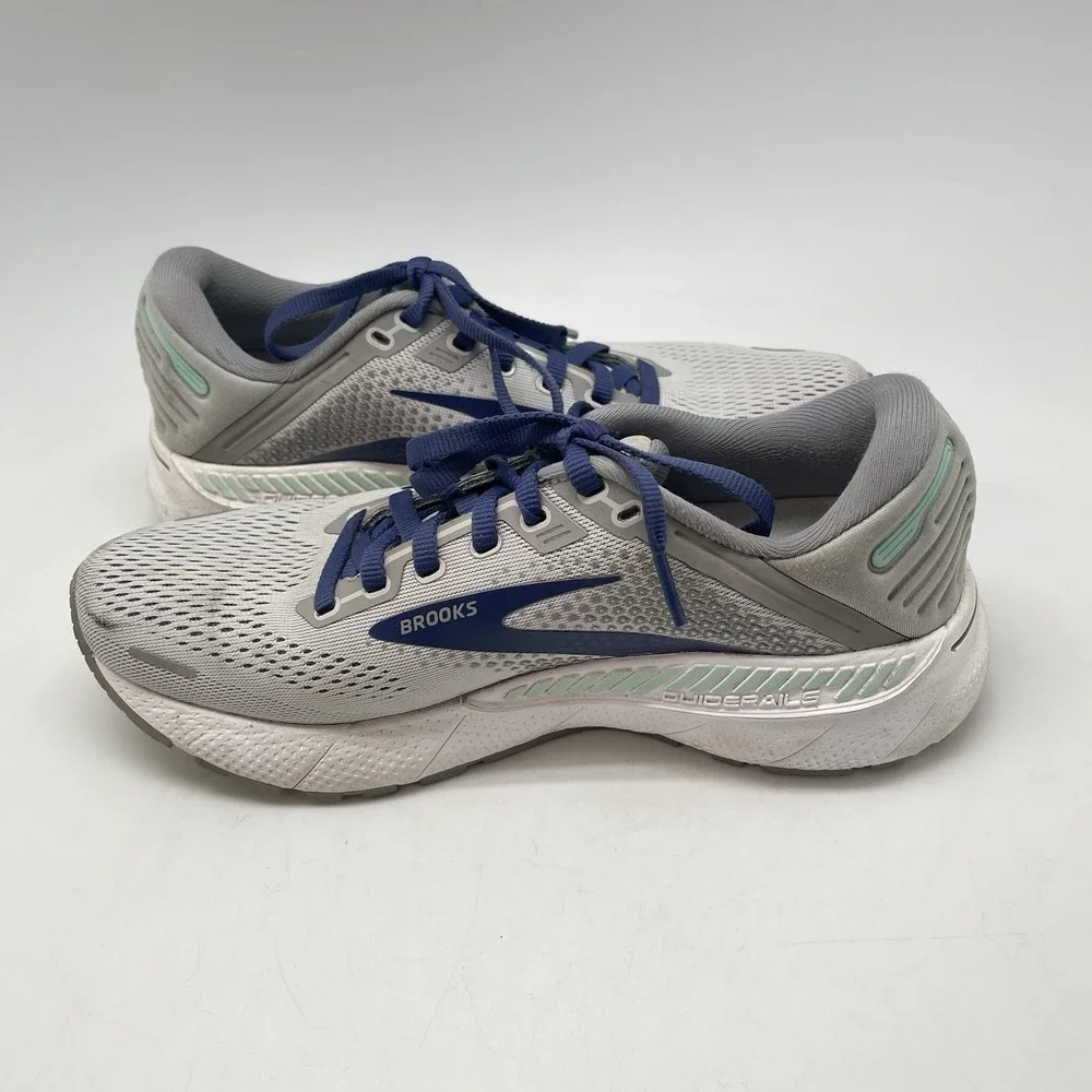 Brooks Sneakers Womens 7 B Adrenaline GTS 22 1203531B045‎ Gray Running Gym Shoes